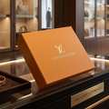 Premium black leather Wallet LV